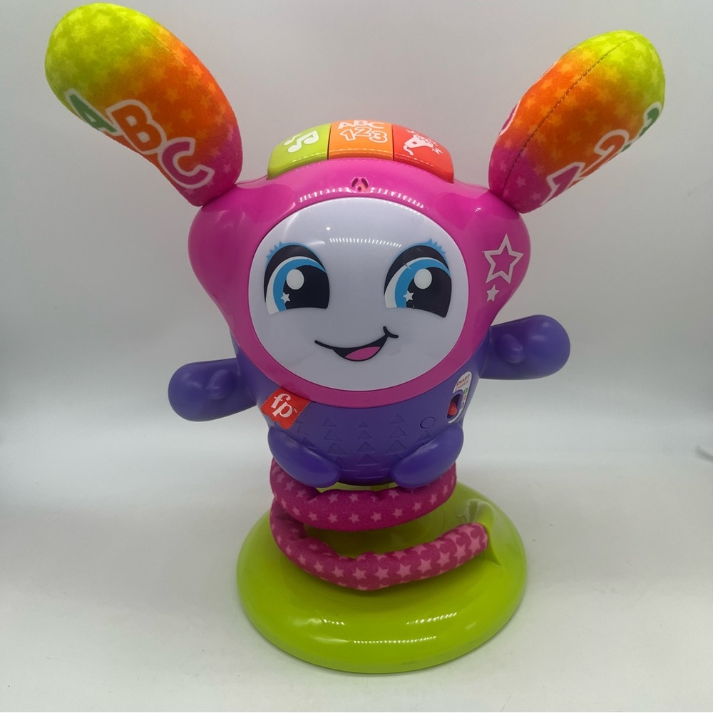 Fisher-Price Baby & Toddler Learning Toy DJ Bouncin’ Star with Music Lights